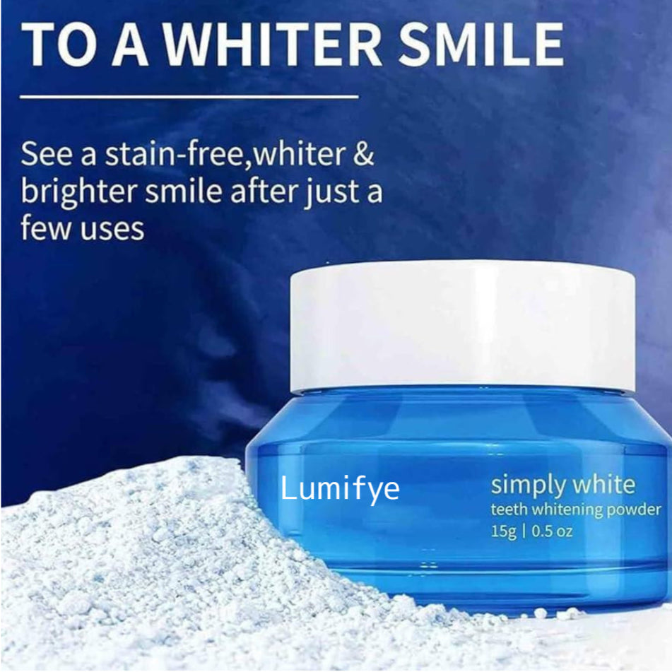 Lumifye Teeth Whitening Brightening Powder Reduce Tooth Stains Yellow