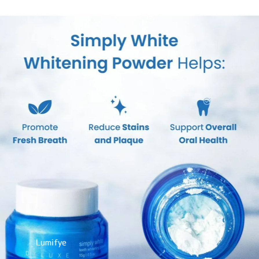 Lumifye Teeth Whitening Brightening Powder Reduce Tooth Stains Yellow